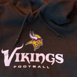 Grey Minnesota Vikings hoodie Mens XL
